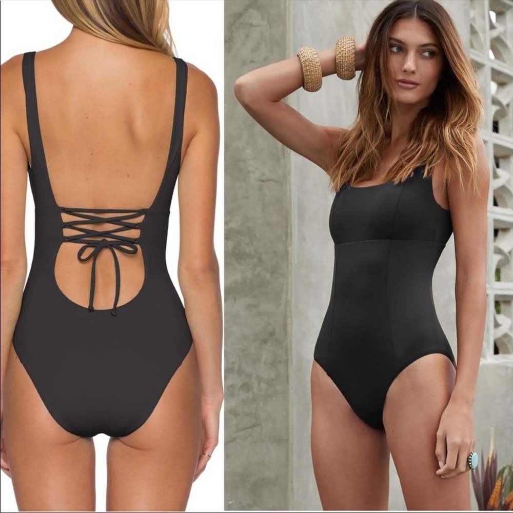 Becca Color Code Square Neck Swimsuit NWOT